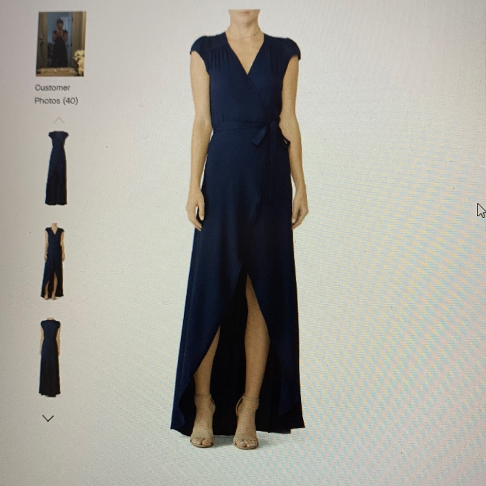 Reformation chamomile wrap dress size medium